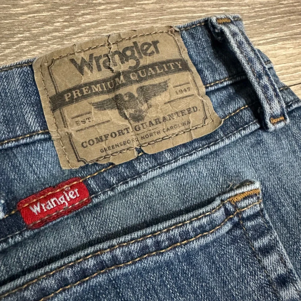 Wrangler‎ Premium Quality Comfort Western Mens Straight Leg Jeans Blue 40x27